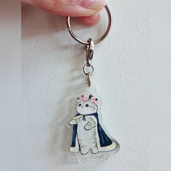 Mofusand - Acrylic Key Ring Charm - Grey Cat - 3/$25 - Picture 2 of 6